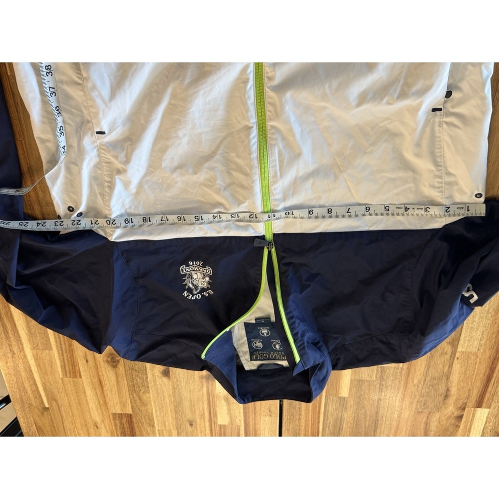 Polo Golf Ralph Lauren 2016 U.S Open Oakmont Windbreaker M Jacket Navy (795) - Picture 6 of 10